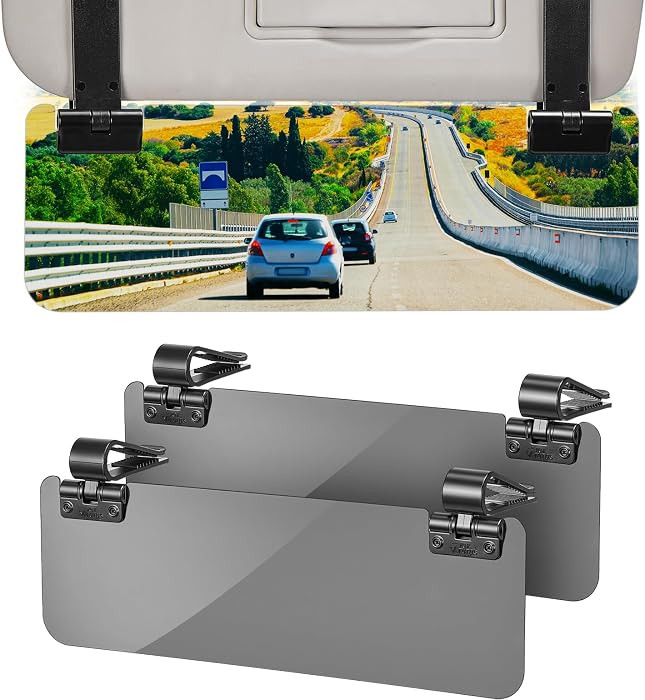 JOYTUTUS Sun Visor Extender for Cars, Polarized Sun Visor Extender Universal Sun Blocker UV400, A... | Amazon (US)