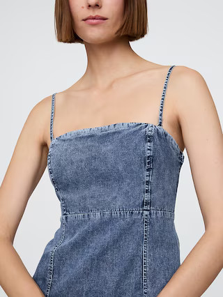 UltraSoft Denim Mini Dress | Gap (US)