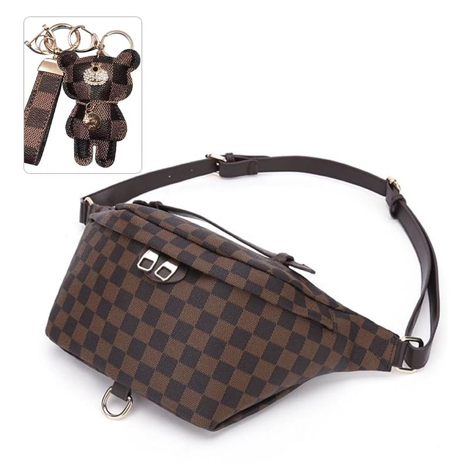 Zsoznqaky Checkered Bum Bag Belts Bag for Women Fanny Pack Checkered Waist Bag for Women Bag Cros... | Walmart (US)