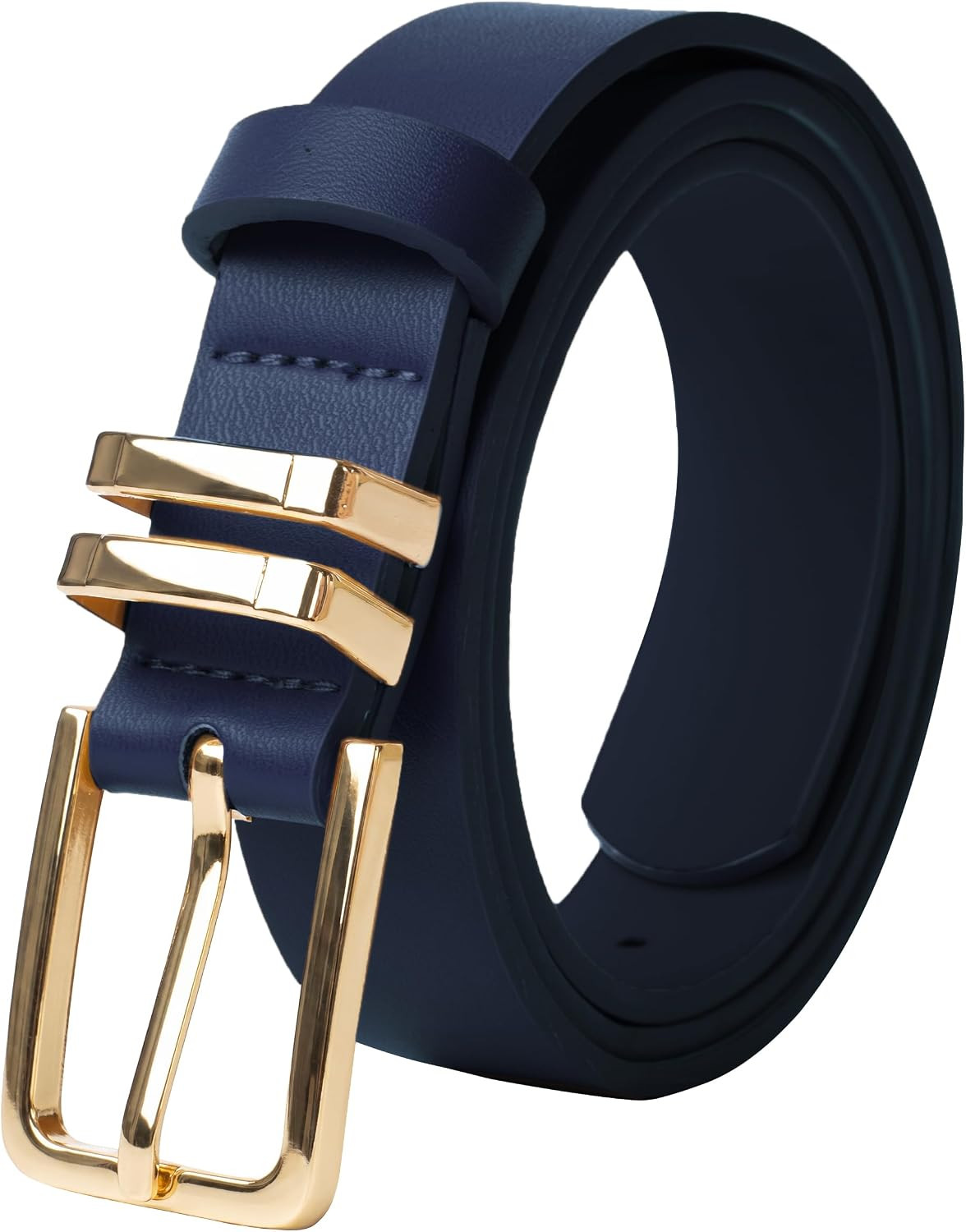 GRACE KARIN Womens Belts for Jeans Pants Leather Belt with Buckle | Amazon (US)