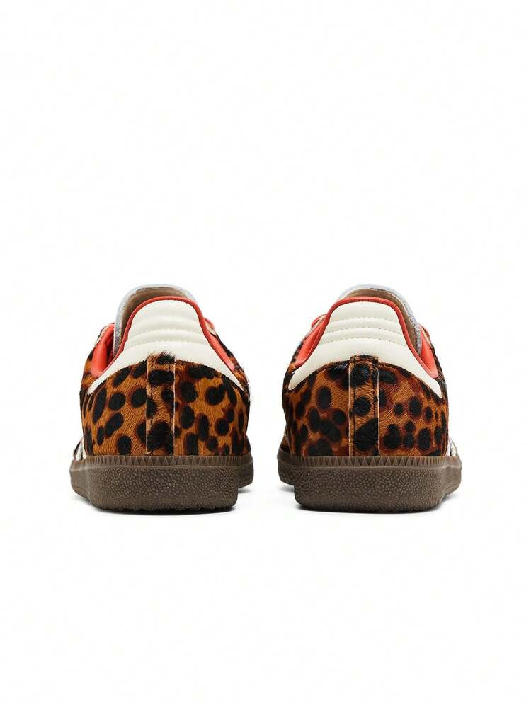 Adidas These Samba OG Sneakers Feature A Regular Fit With Lace Closure And A Striking Cheetah-Pri... | SHEIN