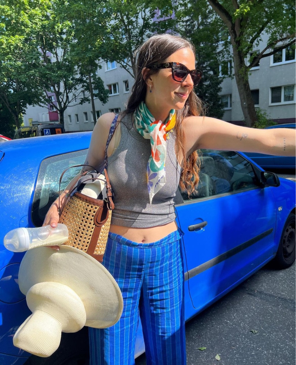 blue striped pants 💙

#LTKeurope #LTKSeasonal #LTKstyletip