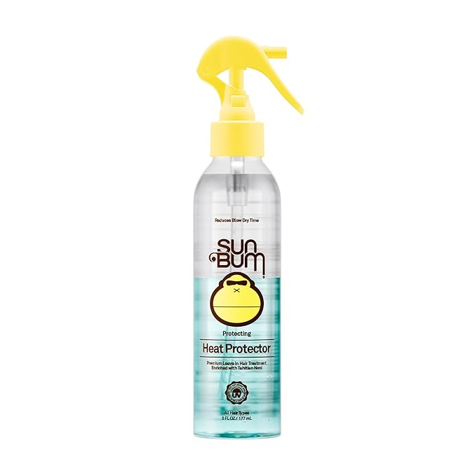 Sun Bum Heat Protector Spray - Leave In Hair Treatment Protects from Heat Styling and Frizz-Causi... | Amazon (US)