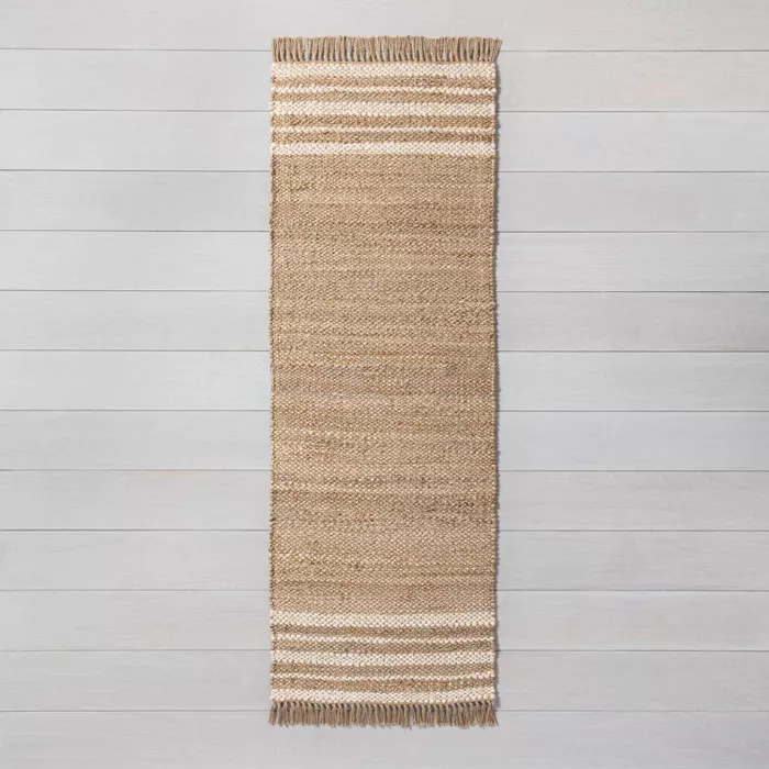 Jute Stripe Rug Cream - Hearth & Hand™ with Magnolia | Target