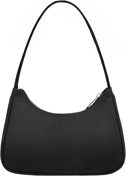 Shoulder Bags for Women, Cute Hobo Tote Handbag Mini Clutch Purse Zipper Closure | Amazon (US)