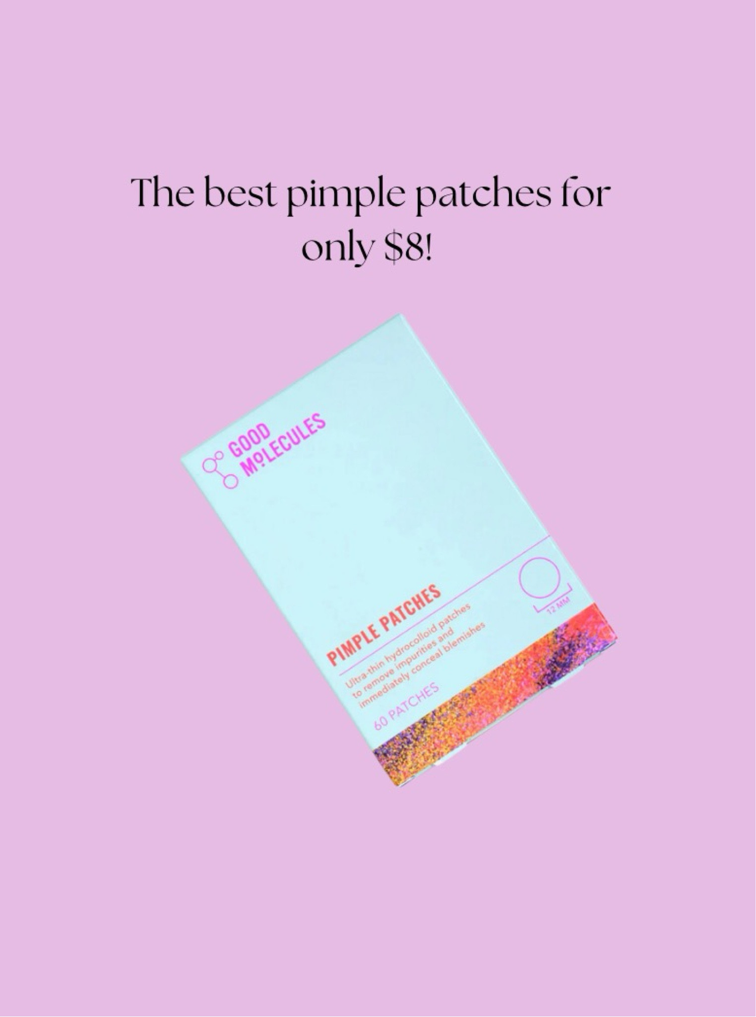 The BEST pimple patches I’ve ever tried for only $8! 

#LTKBeauty #LTKGiftGuide #LTKFindsUnder50