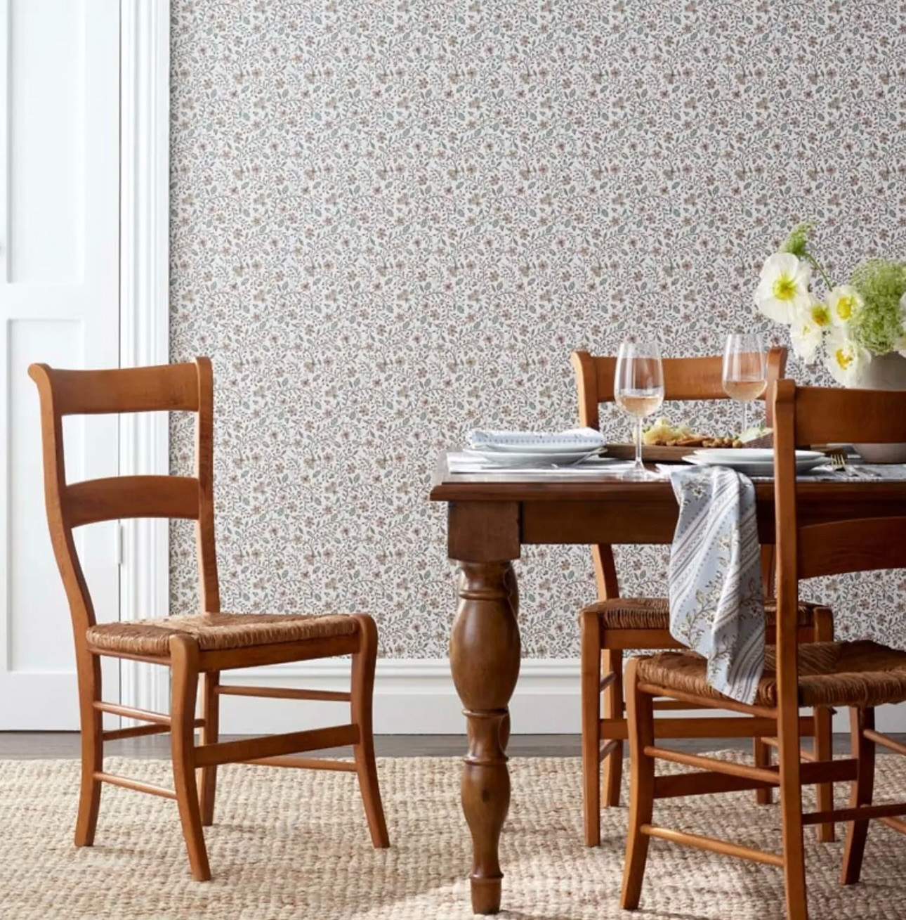 Company Store x Stoffer Home spring floral wallpaper   

 #LTKSeasonal #LTKHome