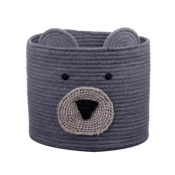 Coiled Rope Storage Bin Large Bear - Cloud Island™ | Target