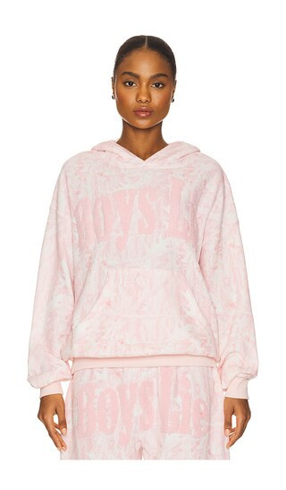 Boys Lie Manhunt Racer Hoodie in Blush. - size XL/XXL | Revolve Clothing (Global)