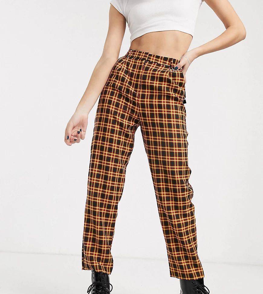 COLLUSION tapered fit check pants-Multi | ASOS (Global)