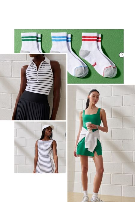 Sporty tennis and golf outfits 