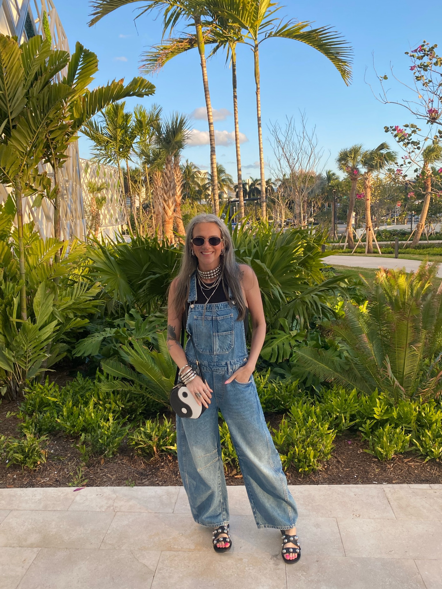 Florida you have been good to us. Free people barrel overalls . Amazon sunnies . Pebby forevee choker 

#LTKStyleTip #LTKOver40 #LTKTravel