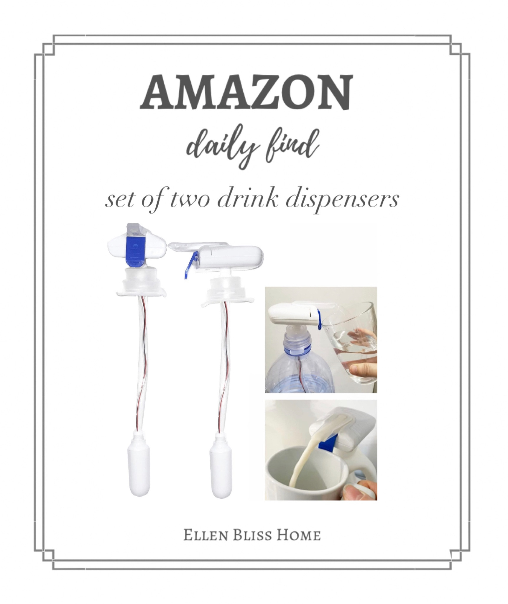 Set of two drink dispensers. Perfect for parties, kids, etc. 

#LTKhome #LTKGiftGuide #LTKfindsunder50