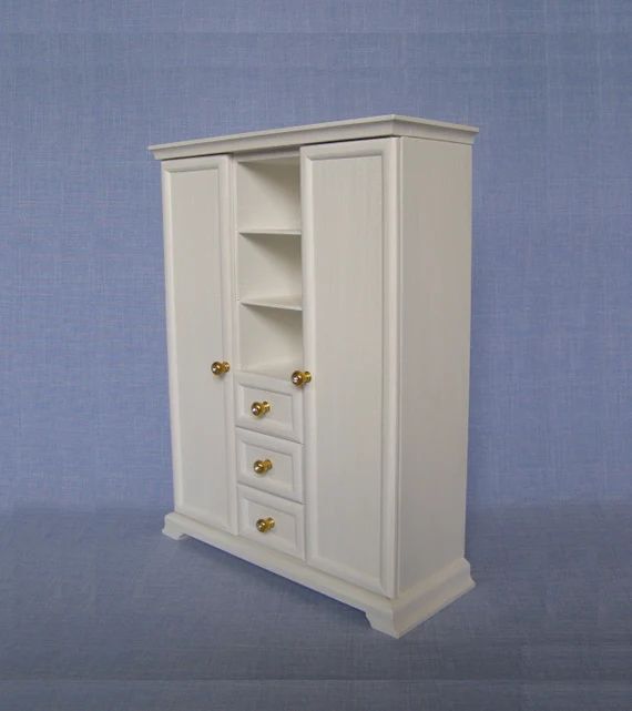 1:6 Scale Wardrobe for 12 Inch Doll / Miniature Size Furniture | Etsy | Etsy (US)
