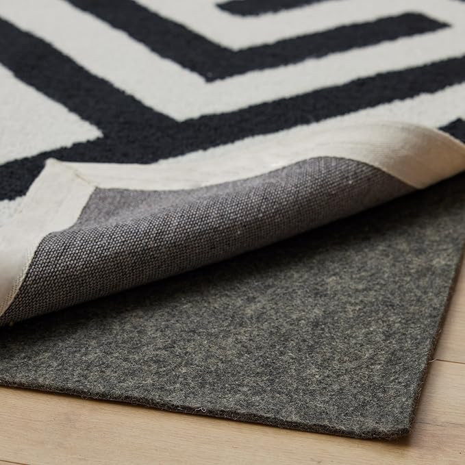 Gorilla Grip Felt and Natural Rubber Stay in Place Slip Resistant Rug Pad, 1/8” Thick, 8x10 FT ... | Amazon (US)
