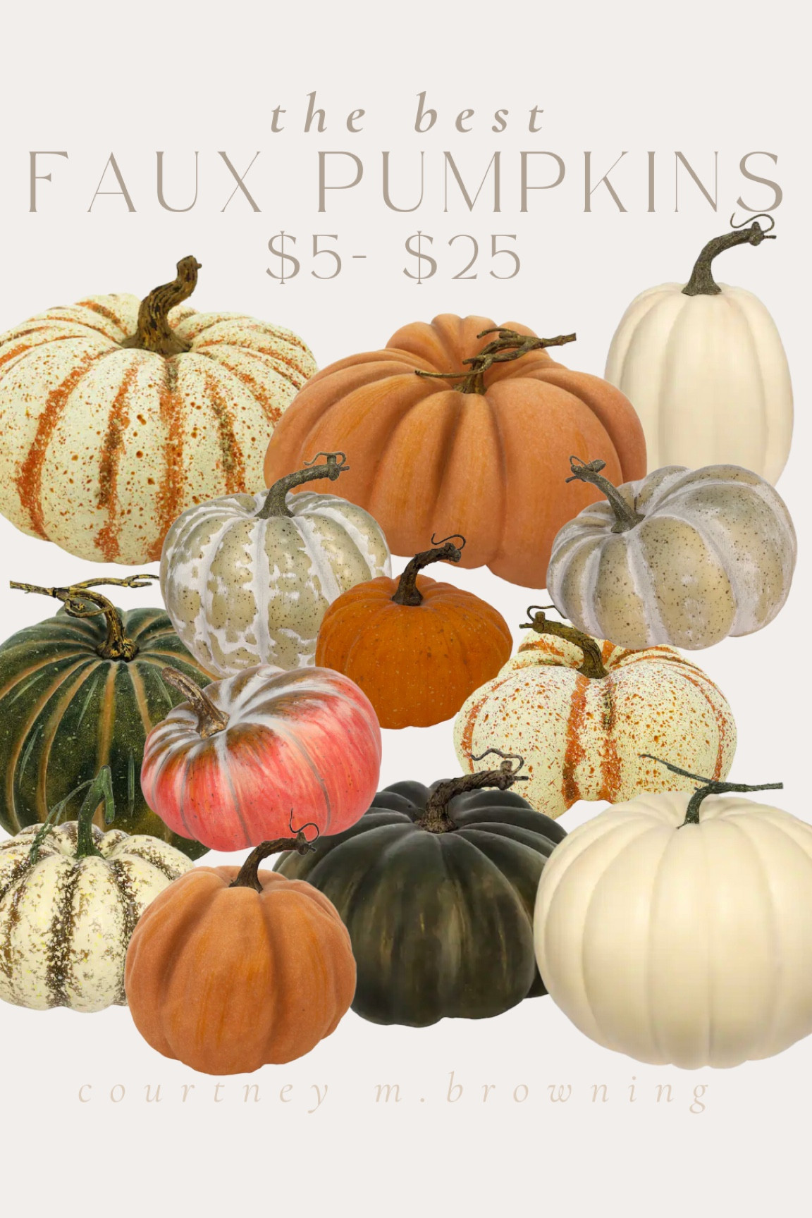The best faux pumpkins at every price point! Faux pumpkins, fall decor, fall porch, decorative pumpkins, fall home decor, neutral decor, cinderella pumpkins, realistic pumpkins 

#LTKhome #LTKSeasonal #LTKfindsunder50