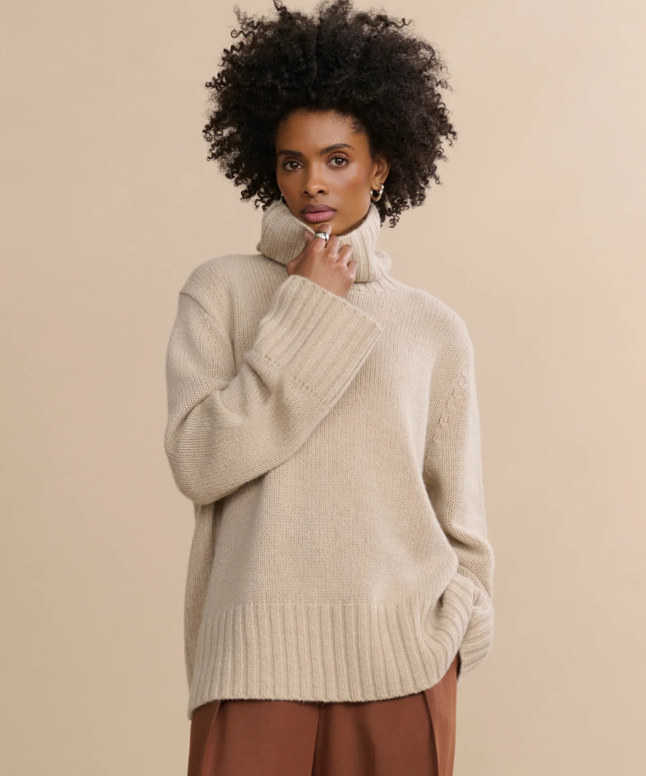Cashmere Jet Turtleneck | Jenni Kayne