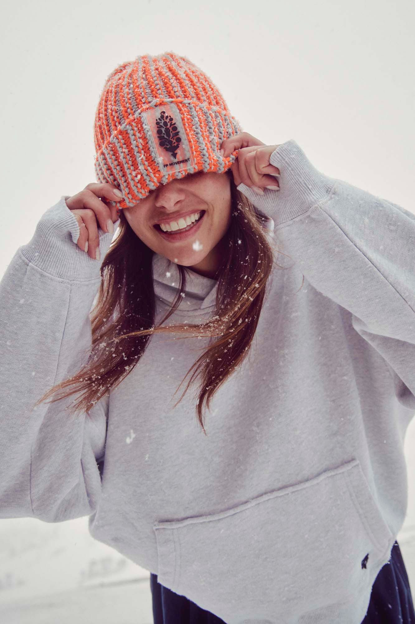 FP Movement Women's A Cut Above Hoodie, XS, White Heather Grey | DICK'S Sporting Goods