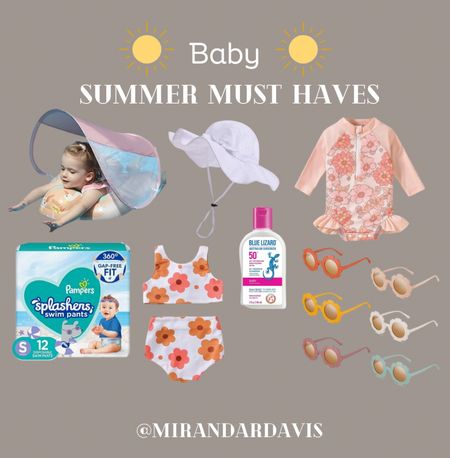 Baby summer must haves. Summer baby essentials. Summer baby finds 

#LTKSeasonal #LTKswim #LTKbaby