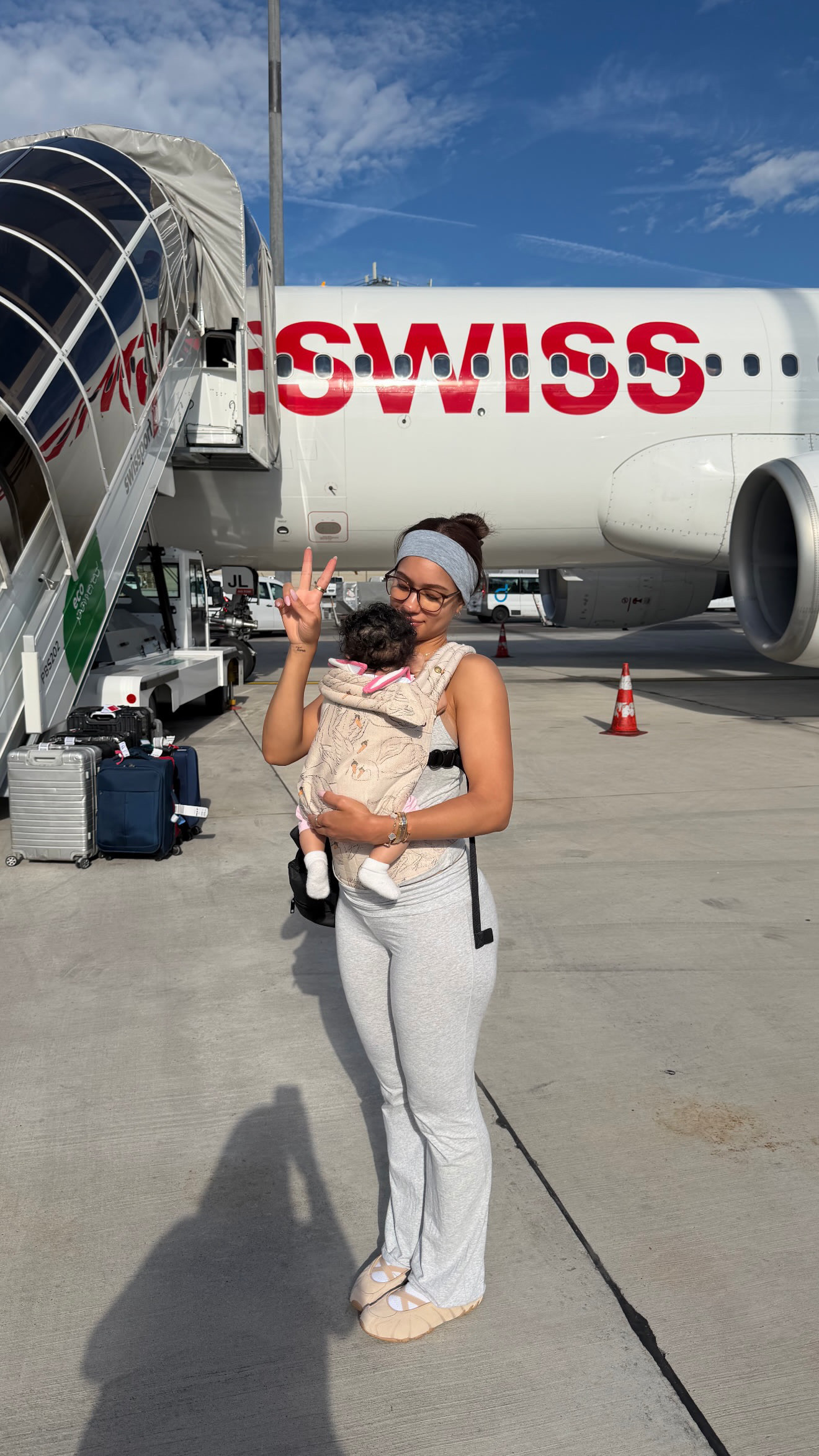 Raine's first trip! 💓✈️  

 #LTKdayinmylife #LTKmomlife #LTKTravel