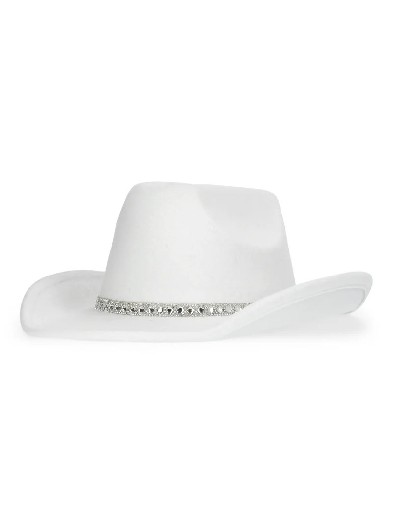 Justice Girls Cowboy Hat, White | Walmart (US)