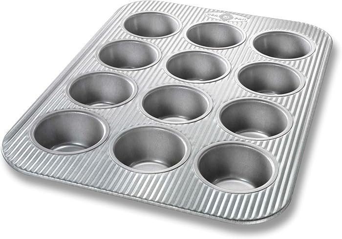 USA Pan Bakeware Muffin Pan, 12-Well, Aluminized Steel | Amazon (US)