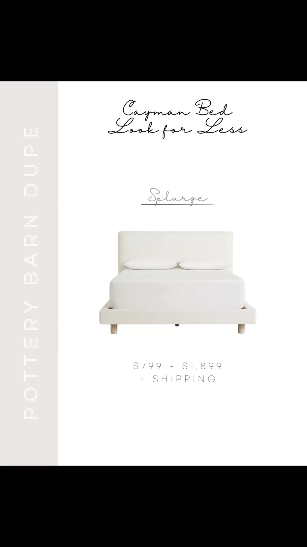 The Pottery Barn Cayman bed look for so much less 🤍 Found the best dupe for that relaxed, coastal bed frame look without the splurge — such a beautiful foundation for a light, airy bedroom. Linking it here!

#LTKHome #LTKSaleAlert