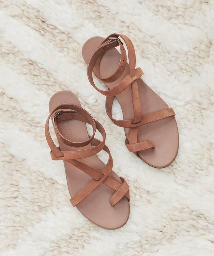 Oiled Leather Strappy Sandal | Jenni Kayne