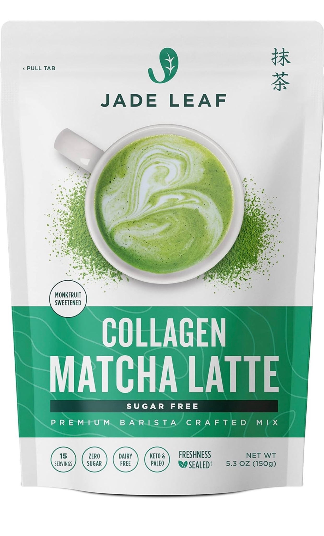 Matcha Latte - sustituto para el café con colágeno y te brinda energía 