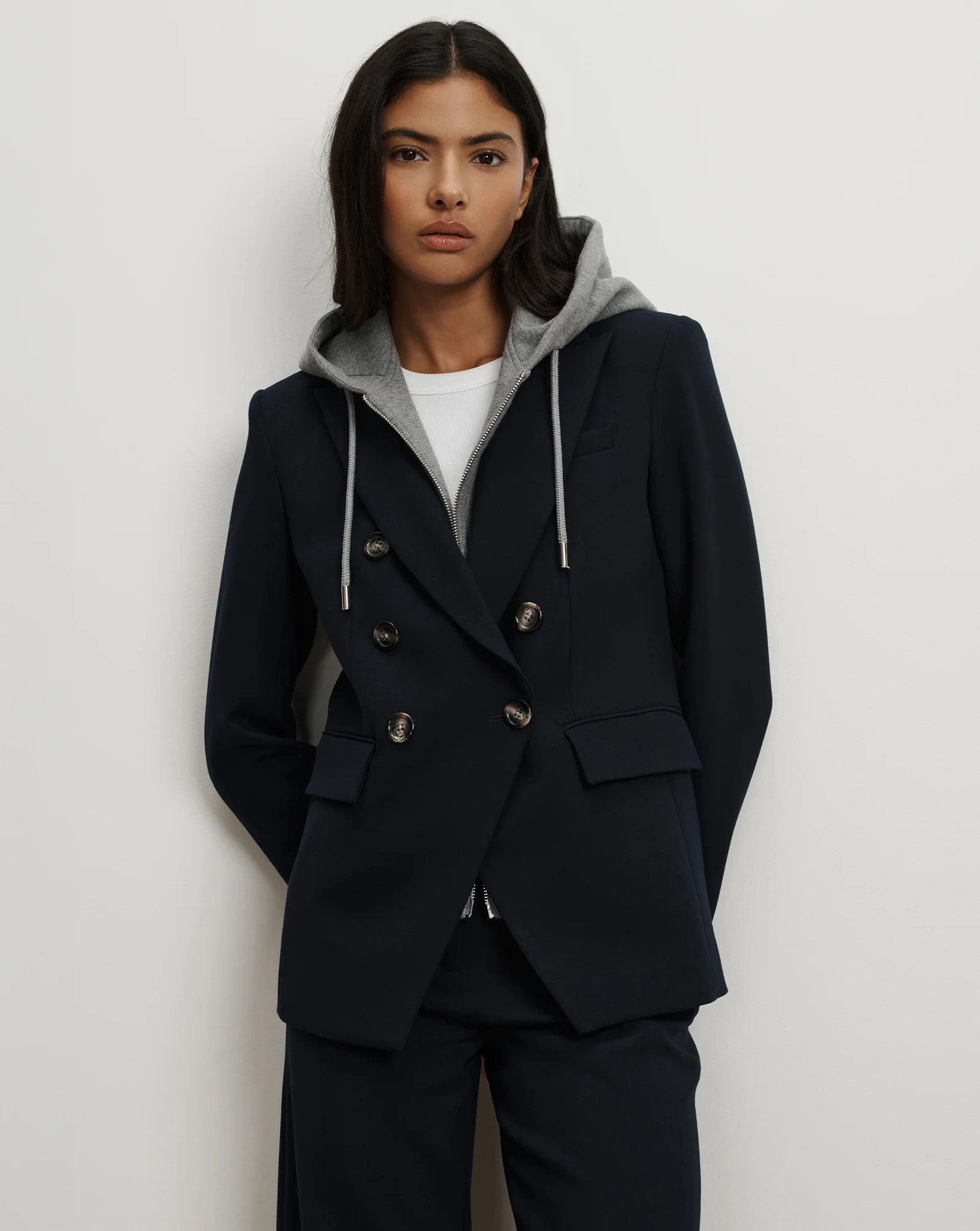 Veronica Beard Miller Dickey Jacket Navy | Veronica Beard