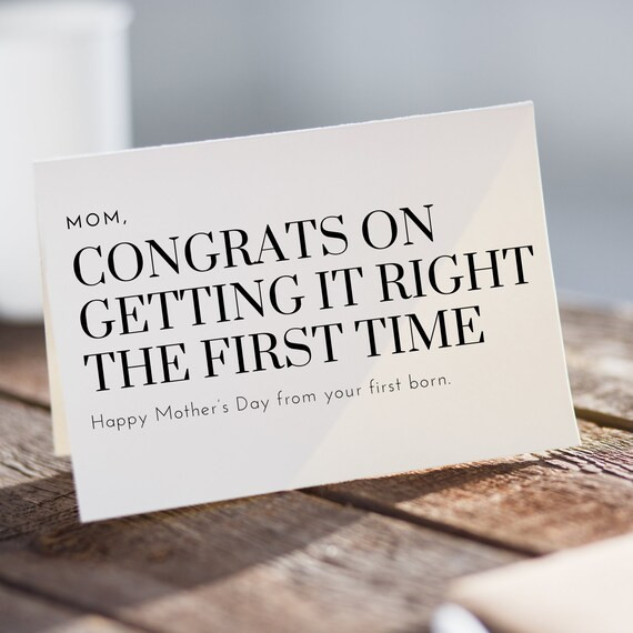 Mothers Day Card Funny Mothers Day Card Greeting Card | Etsy | Etsy (US)