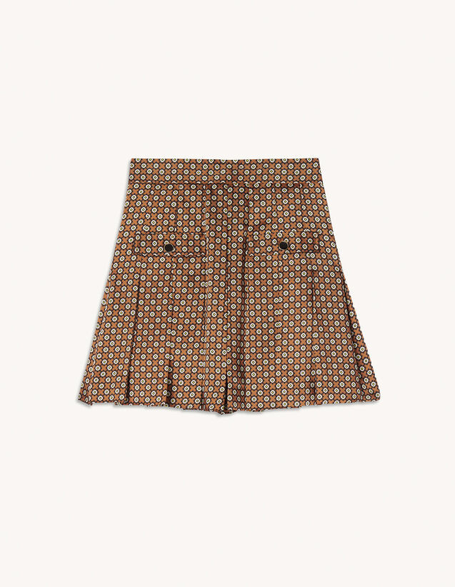 Shorts with trompe l'oeil print | Sandro (DE, FR & UK)