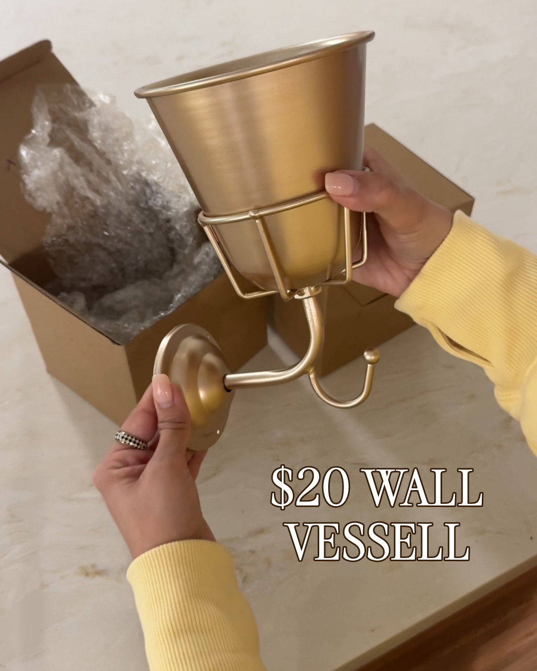 $20 wall vessel from Amazon! Perfect for dining room decor or any space! 

 #LTKSeasonal #LTKHome #LTKSaleAlert
