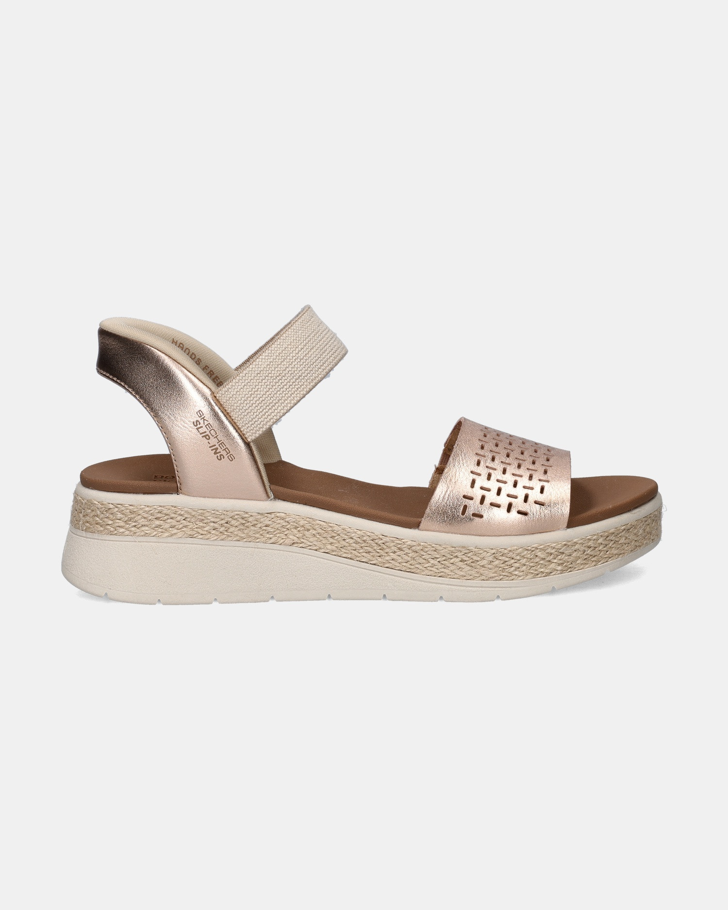 Bobs Hands Free Slip-Ins Sun Ray - Sleehak voor dames - Rose goud | Nelson Schoenen NL