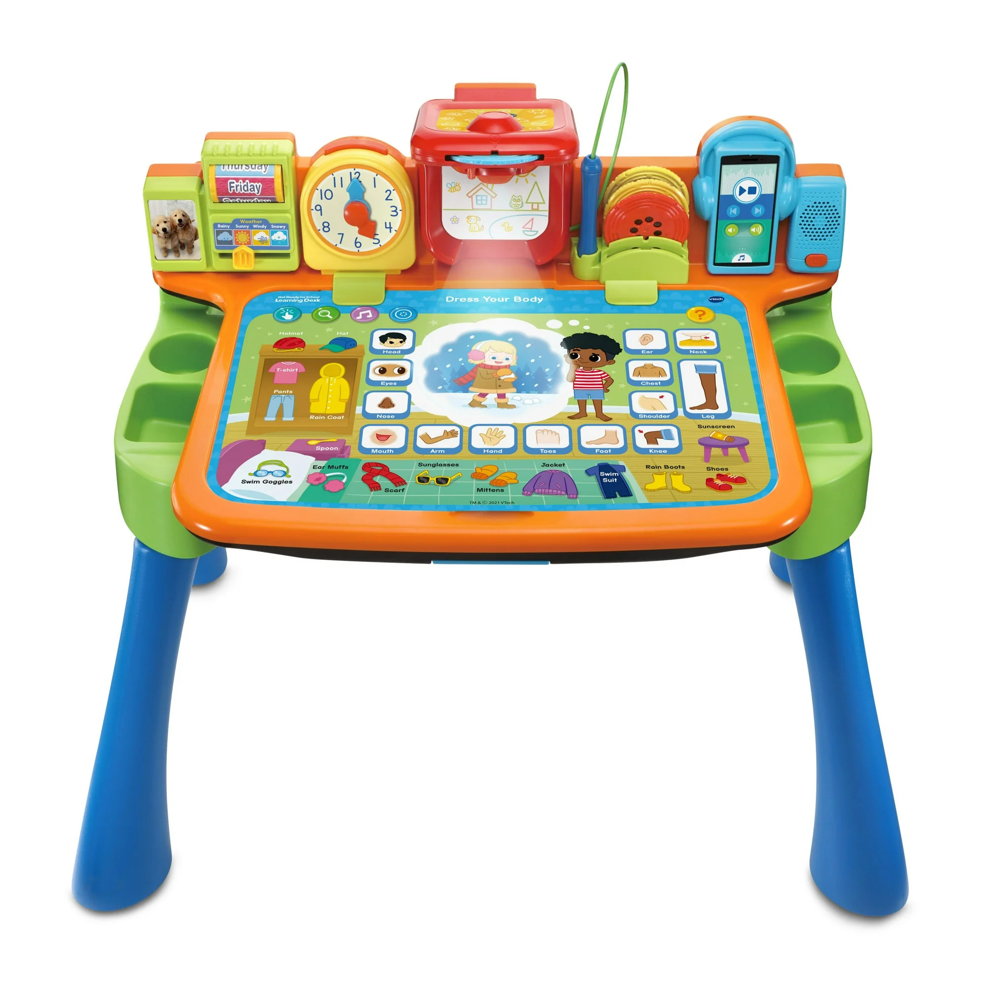 VTech Get Ready for School Learning Desk Alphabet Toys Baby and Toddler Toys | Walmart (US)