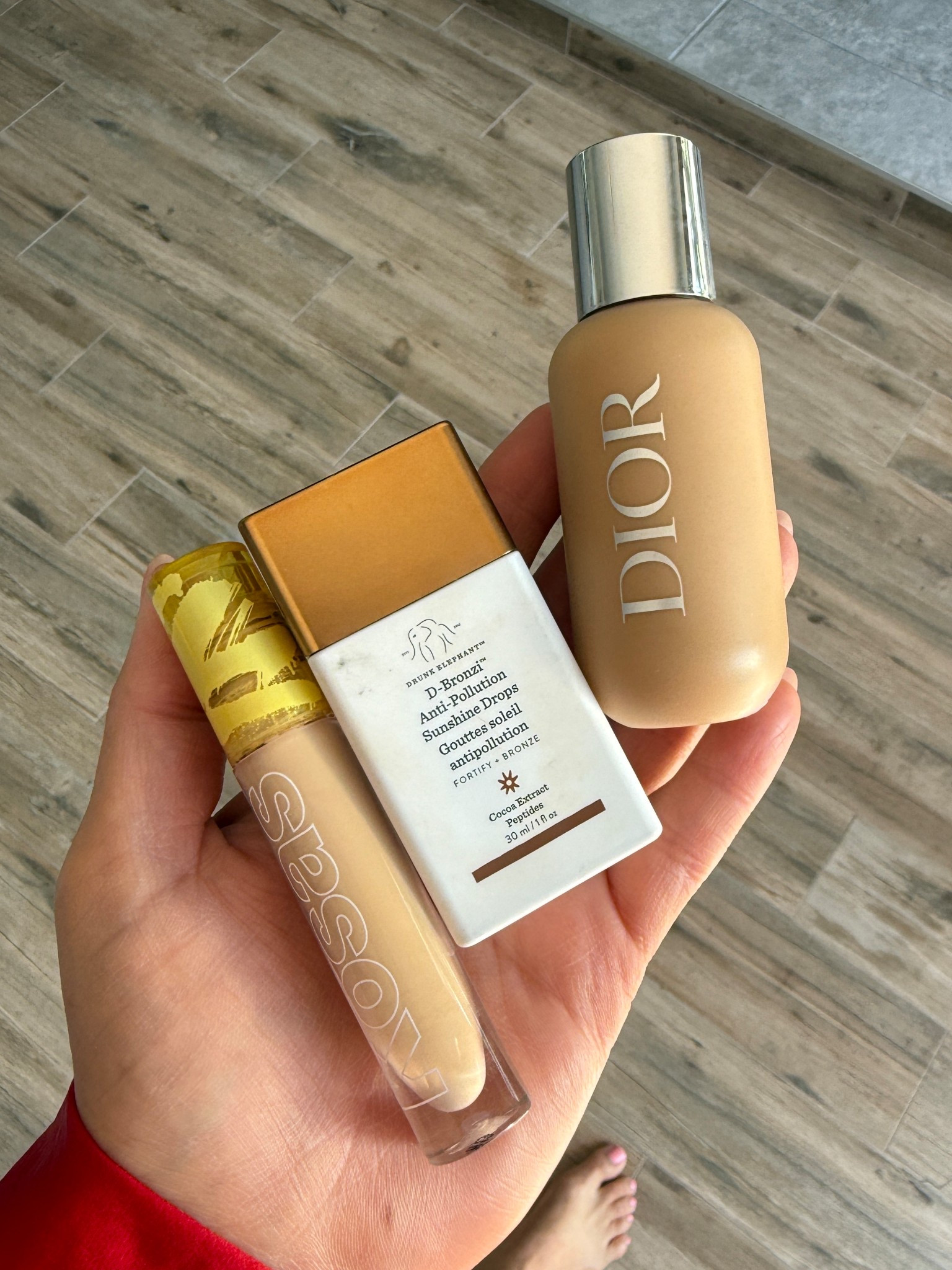 Beauty must haves #foundation #bronzedrops #concealer 

#LTKBeauty #LTKHome #LTKOver40