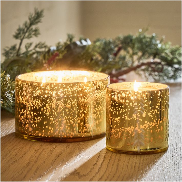 Canyon Etched Filled Candles - Amber Nutmeg | West Elm (US)