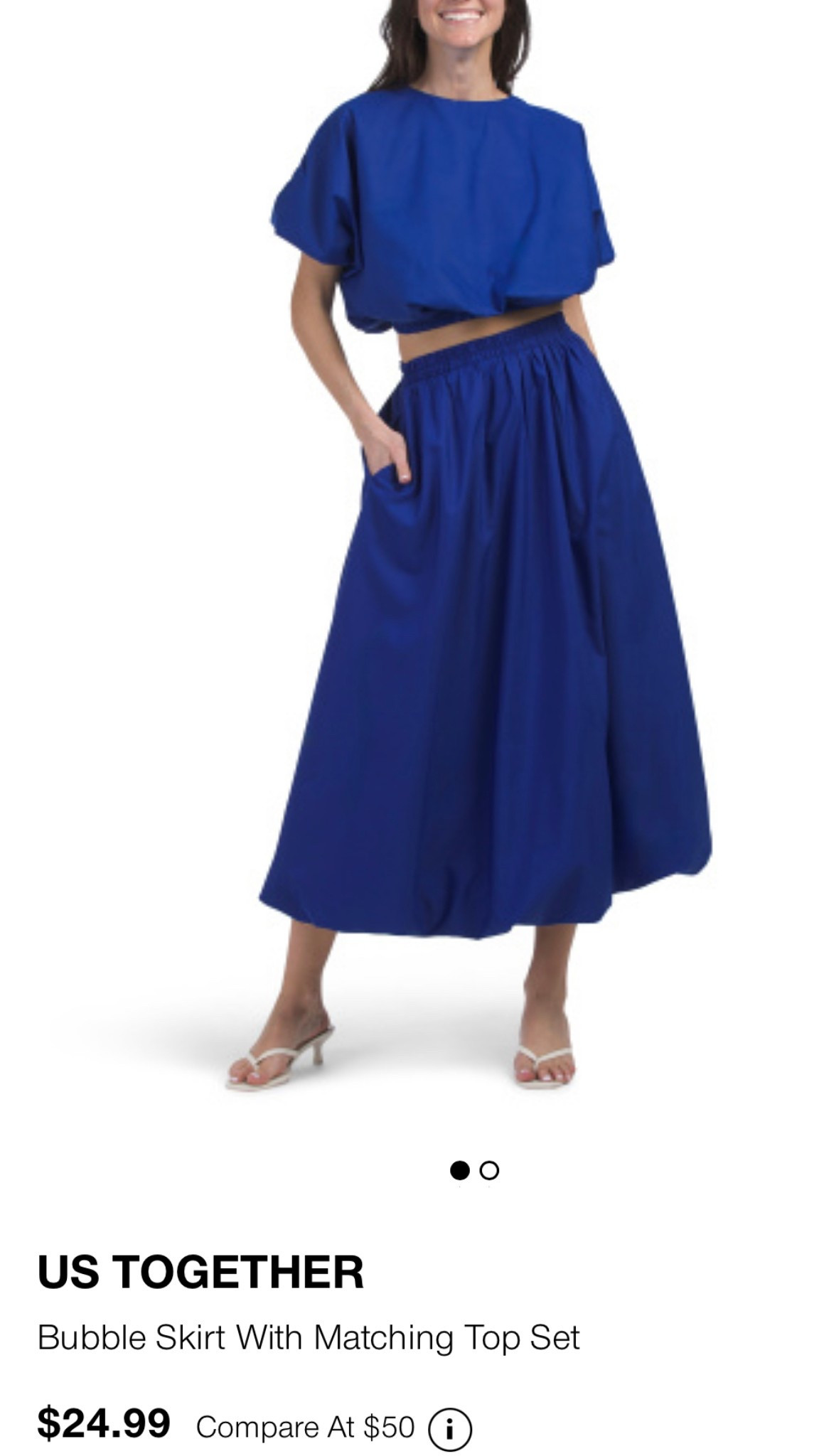 Blue top and skirt set @ TJ Maxx 💙

#LTKFindsUnder50 #LTKStyleTip #LTKSpringSale