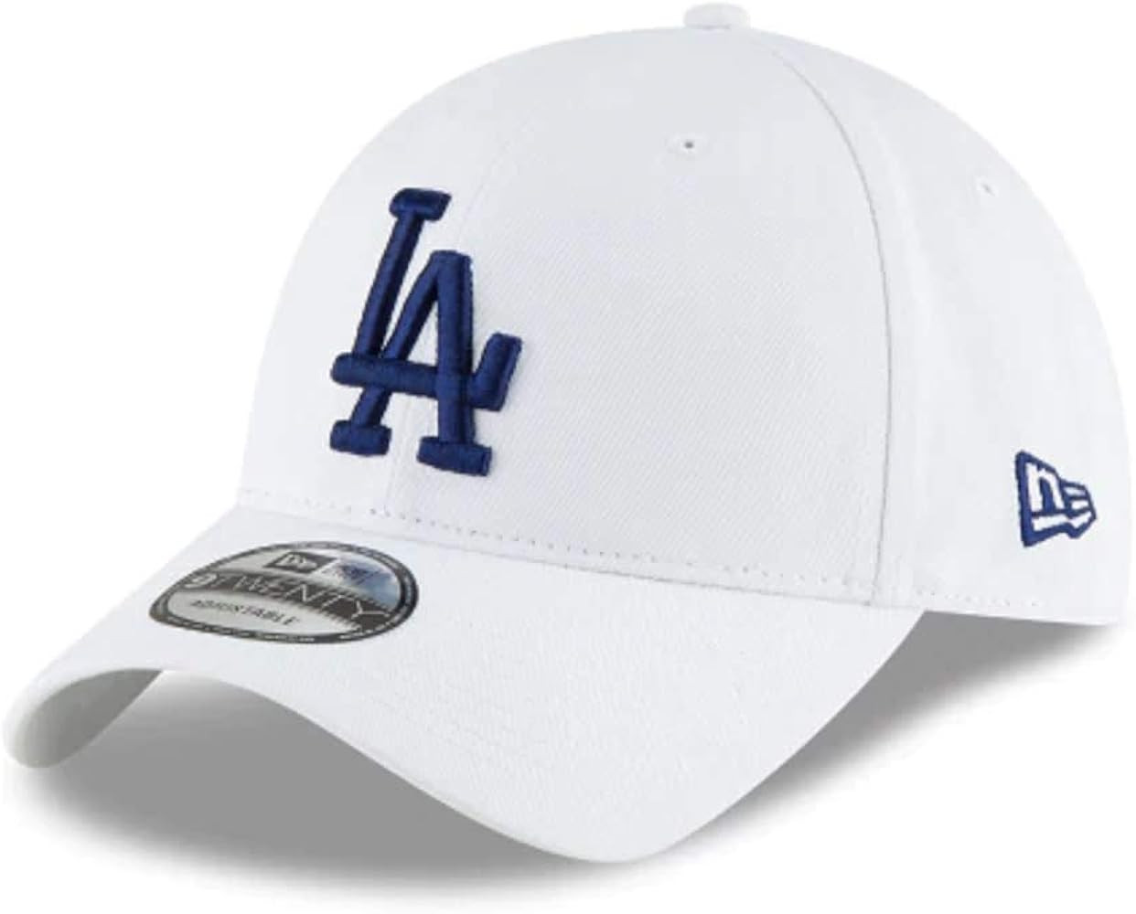 New Era Los Angeles Dodgers 9Twenty White 920 Adjustable Cotton Hat Cap | Amazon (US)