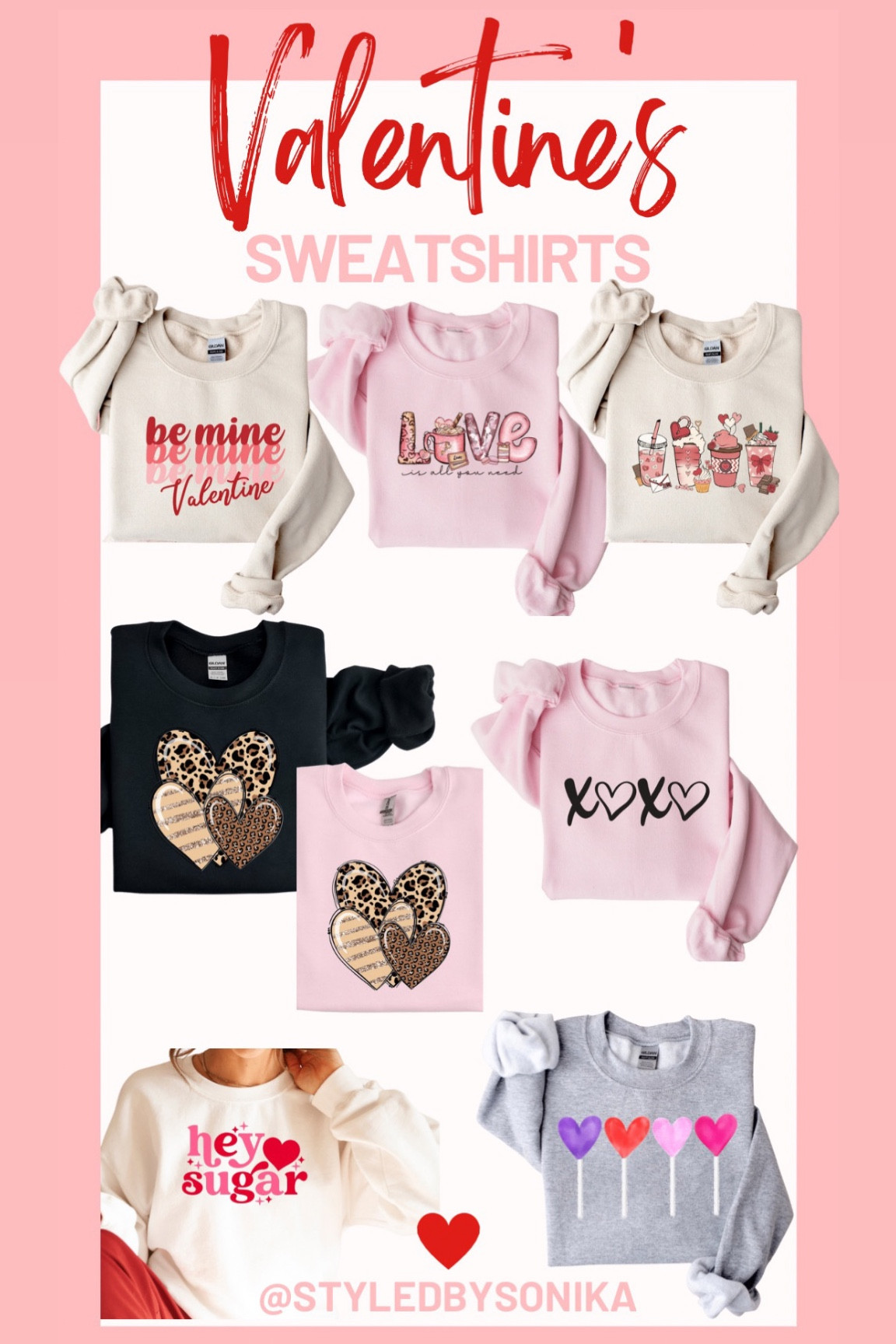 Valentine day sweatshirt
Vday outfit

#LTKSeasonal #LTKsalealert #LTKunder50