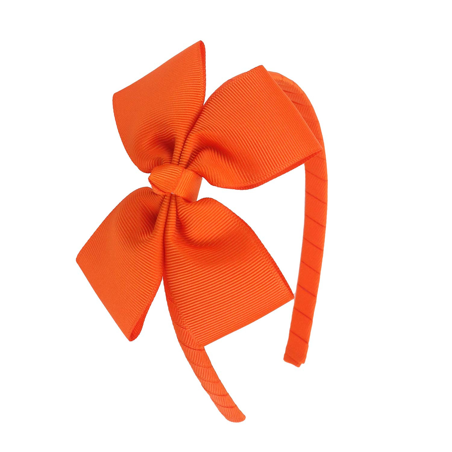 MEEDEE Orange Grosgrain Bow Headband, 1 PCs, for Girls Toddlers Kids Party Decoration Cosplay Cos... | Amazon (US)