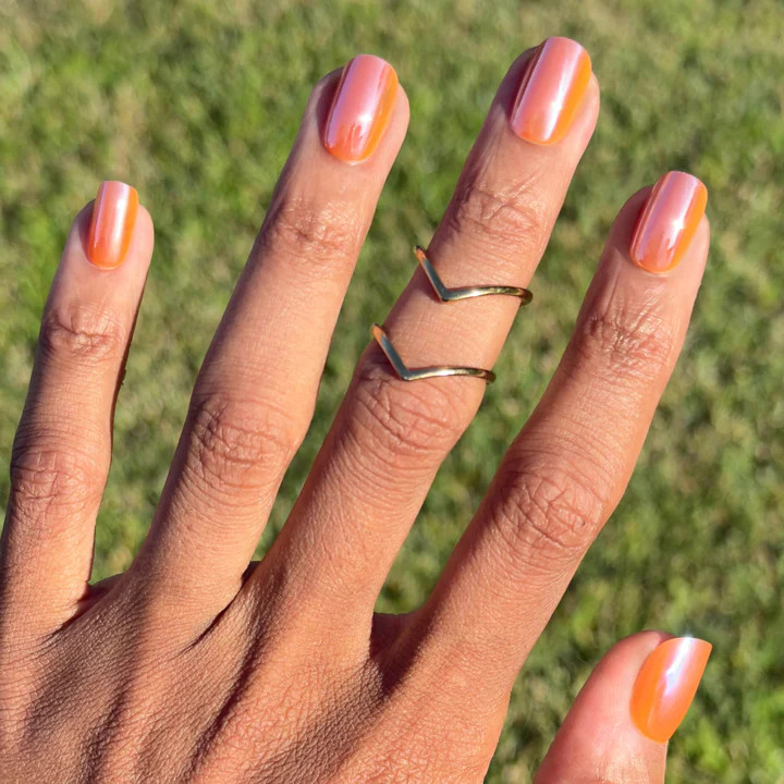 Glazed Pumpkin - Press-On | Short | Squoval | Olive & June