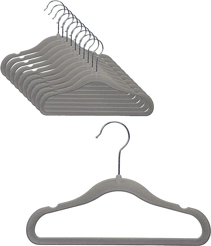 Boottique Child Garment Rack- Kids Closet Organizer- with Childrens Velvet Hangers (Includes 10 C... | Amazon (US)
