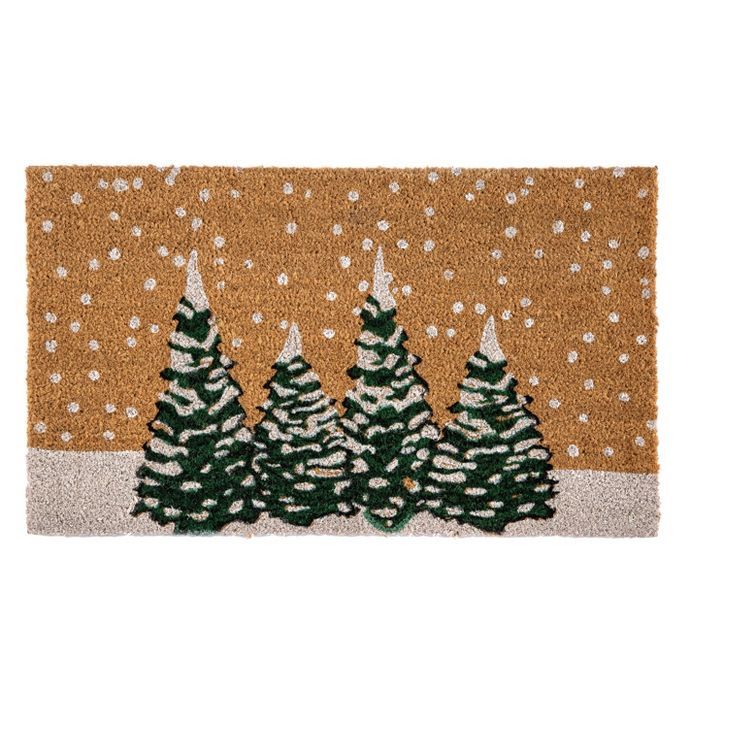 Shiraleah Winter Trees Doormat | Target