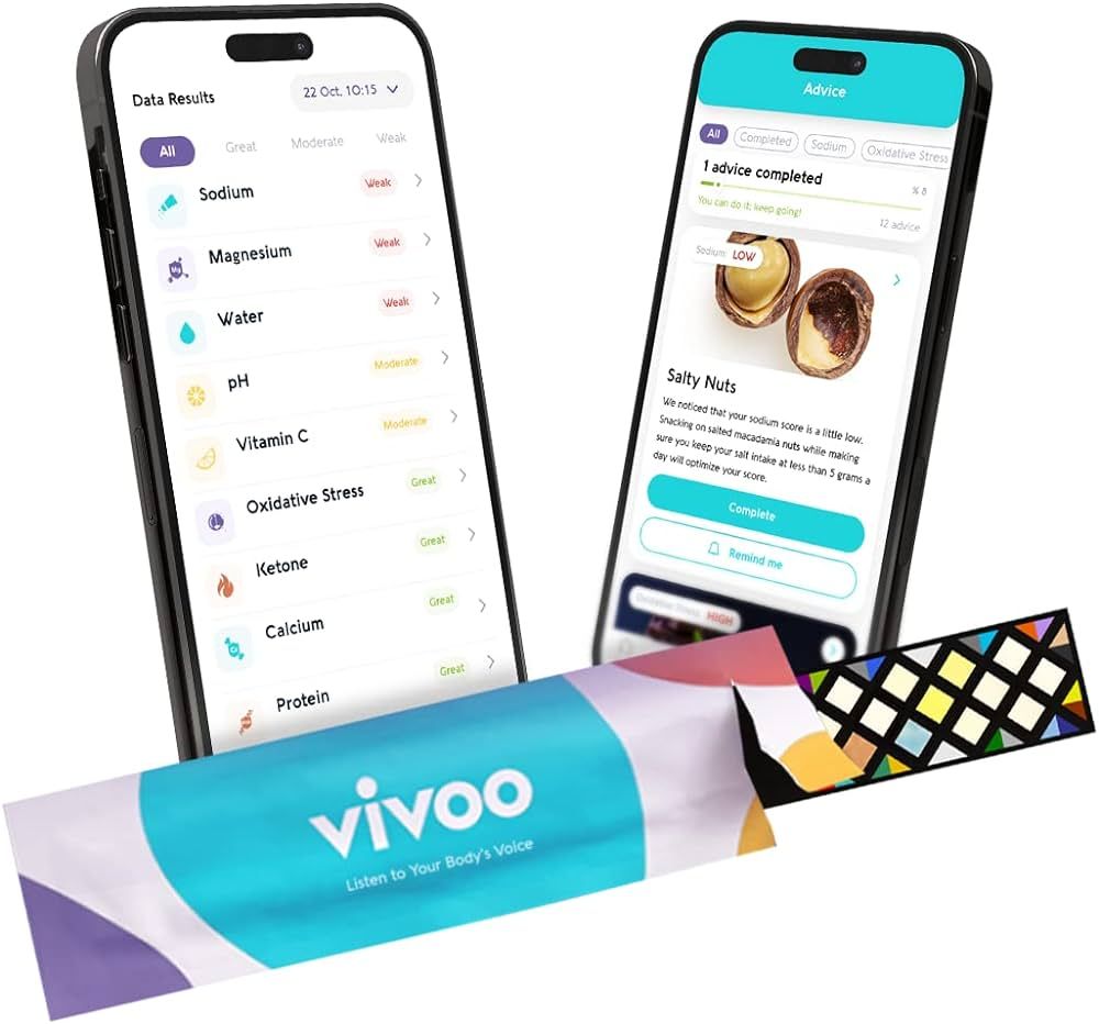 Vivoo | The #1 Urine Test Strips & Keto Strips with App | Advanced Home Tracking for Nutrition, K... | Amazon (US)