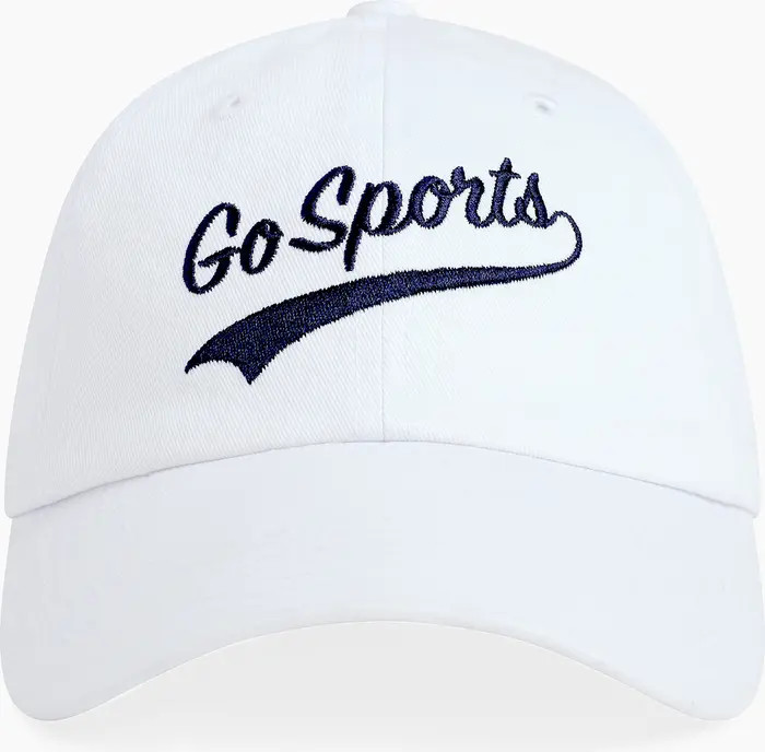Go Sports Cotton Twill Adjustable Baseball Cap | Nordstrom