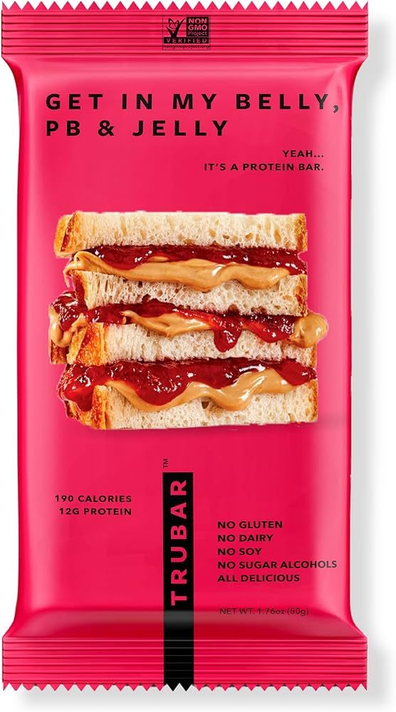 TRUWOMEN TRUBAR Vegan Protein Bars - Soy Free, Dairy Free, Gluten Free Protein Bars - No Sugar Al... | Amazon (US)