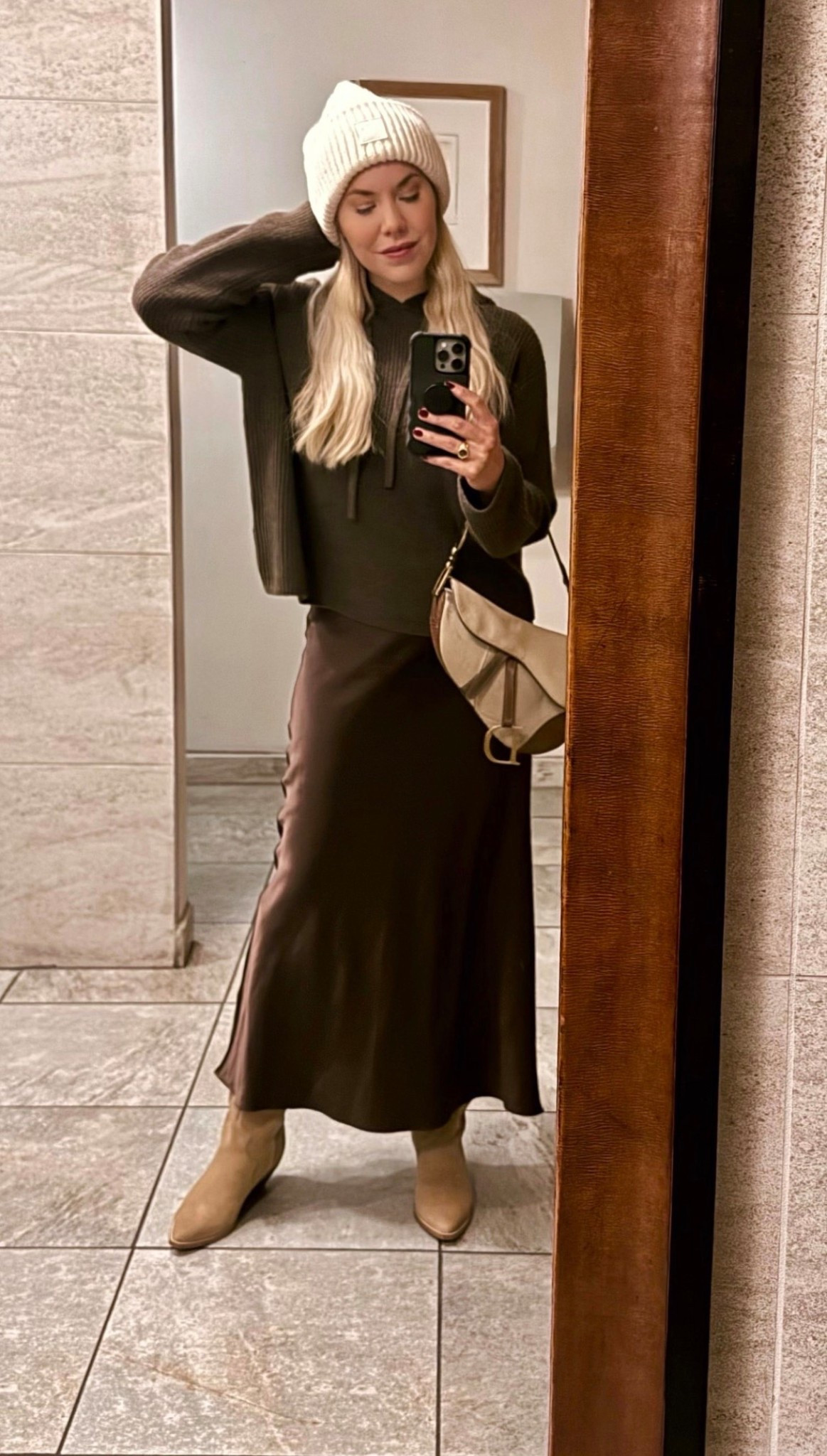 So amazed with these quality pieces from Quince. Going on 3 year of wearing them and they still look new!
And for the first time ever I found my exact bag for sell!
I was obsessed with it and bought it around 2003 and still love it.
And these boots have Isabel Marant vibes for waaaay less.

Dior saddle bag
Wester boots

#LTKootd #LTKstorytime #LTKdayinmylife