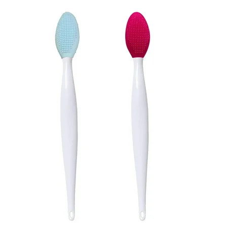 Exfoliating Lip Brush Tool Double-sided Soft Lip Brush for Dry Lips Lip Scrub Brush Lip Scrubber | Walmart (US)