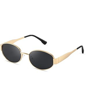 Women's Retro Sunglasses - Classic Trendy Polarized Sun Glasses UV400 Protection Fashion Eyewear | Amazon (US)